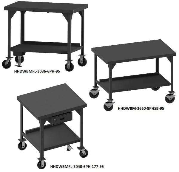 Durham Mobile Heavy-Duty Workbenches