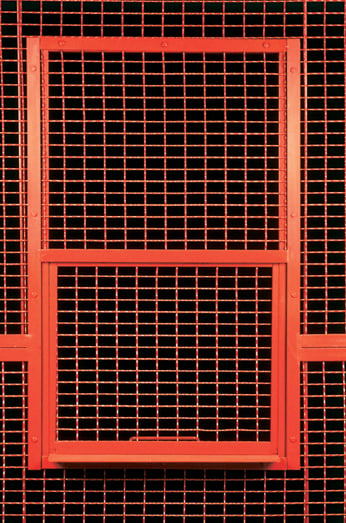 High Security Wire Partition System: Service Window Panels