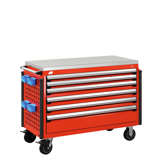 R Mobile Cabinet, 6 Drawers (48"W X 24"D X 39 1/2"H)
