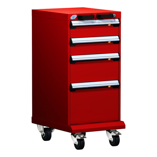 L Cabinet With Partitions, Econo Lock-In, L3 Lock (18"W X 21"D X 39 1/8"H)