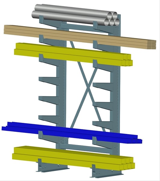 Quiktree® Light-Medium Duty Cantilever Racks