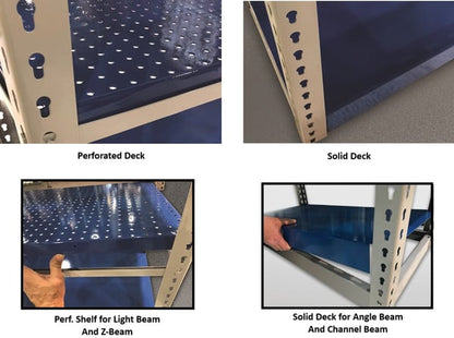 Tri-Boro Shelving & Partition Corp. Rivet-Rak Deck Panels