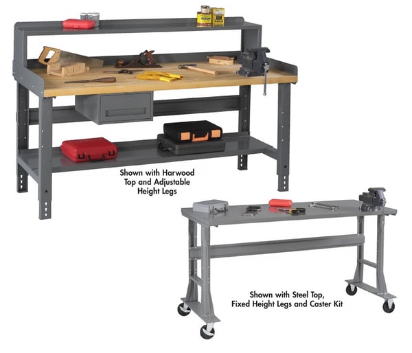 Tennsco Heavy-Duty Industrial Workbenches
