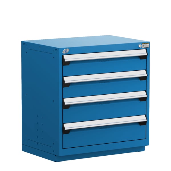 Heavy-Duty Stationary Cabinet , 4 Drawers (30"W X 27"D X 32"H)