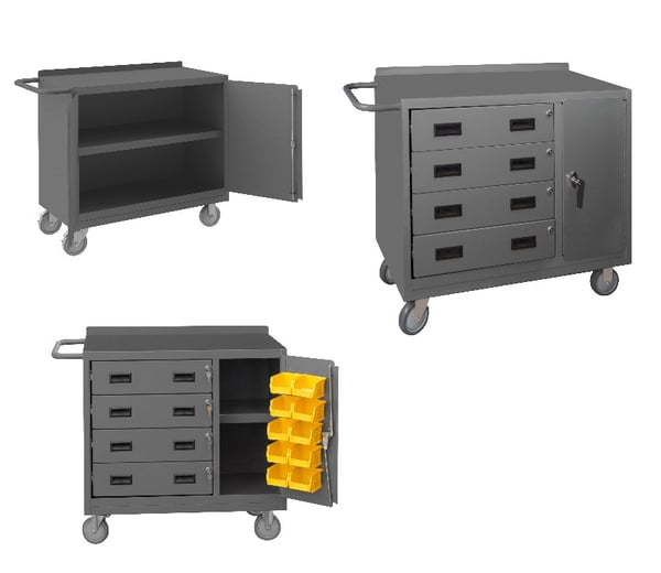 Durham 36in Wide Econoline Mobile Cabinet
