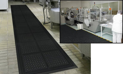 M+A Matting Hog Heaven® Drainable Modular Tiles & Linkable Mats