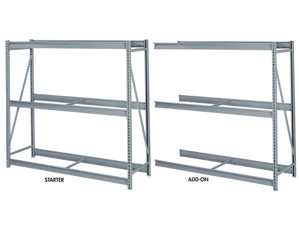 72" High Pre-Engineered Bulk Storage Racks