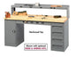 Tennsco Electronic Workbenches with Modular Cabinets