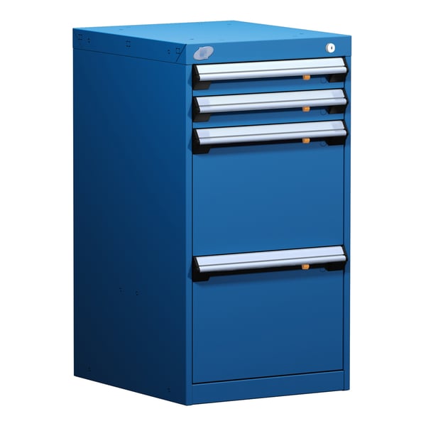 L Cabinet With Partitions, Econo Lock-In, L3 Lock (18"W X 21"D X 34"H)