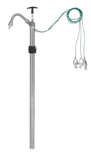 Action Pump 316 Stainless Steel Pump with Grounding Clamps HTHP-ST/GRND