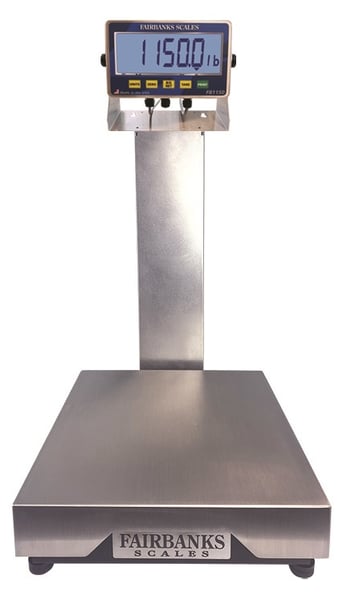Fairbanks Scales Industrial Bench Scale Mild Steel Base W/Stainless Steel Platform