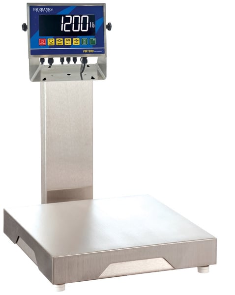 Fairbanks Scales Food Grade Bench Scale 100% Stainless Steel Construction