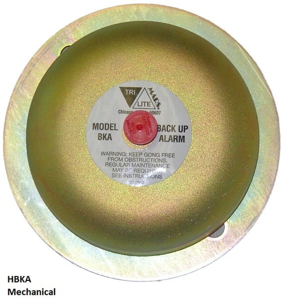Tri-Lite Mechanical Back-Up Alarms