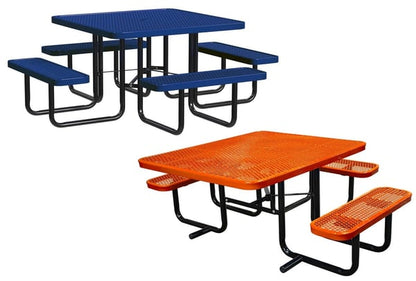 Leisure Craft Expanded Metal 46" Round & Square Tables - Image 2