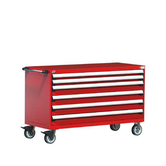 R Mobile Cabinet, With Partitions, 6 Drawers (60"W X 27"D X 37 1/2"H)