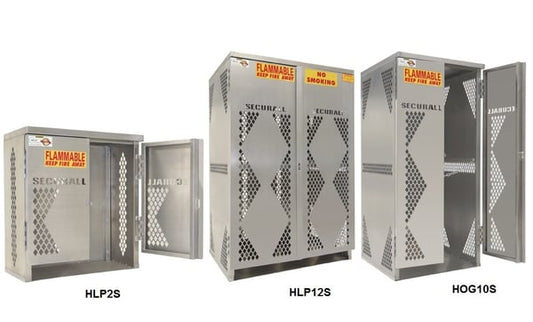SecurAll Solid-Aluminum Lp/Og Cylinder Cabinets