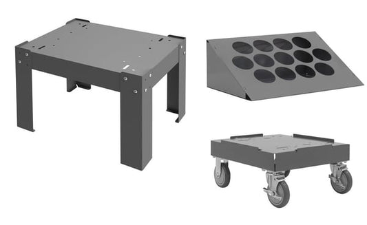 Durham Compartment Box Slide Rack Bases and Bin Topper