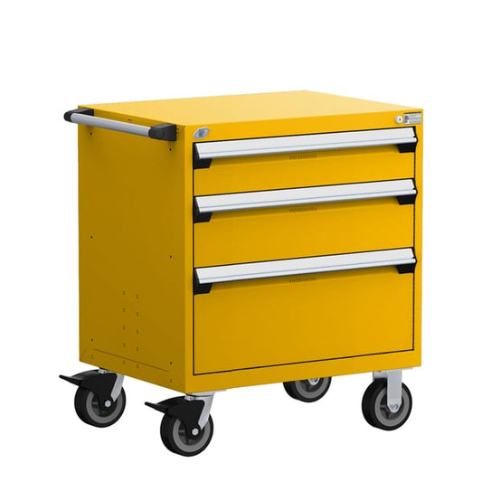 R Mobile Cabinet, With Partitions, 3 Drawers (30"W X 21"D X 37 1/2"H)