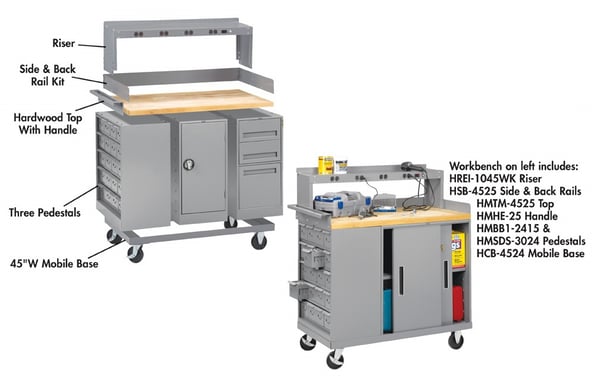 Mobile/Modular Workbenches