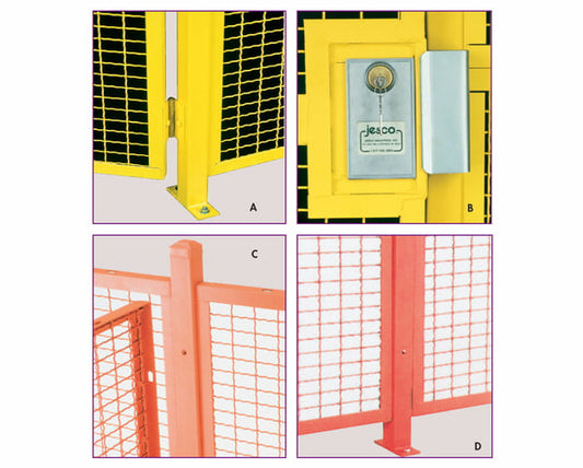 High Security Wire Partition System: Installation Components