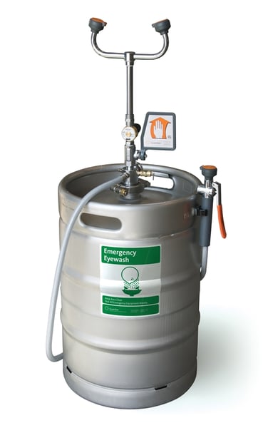 Guardian Equipment Portable "Keg" Style Eye Wash/Drench Hose Unit