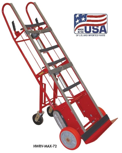 Wesco Heavy Duty Auto Rewind Ratchet Appliance Truck With Swivel Casters (WRV-MAX Series)