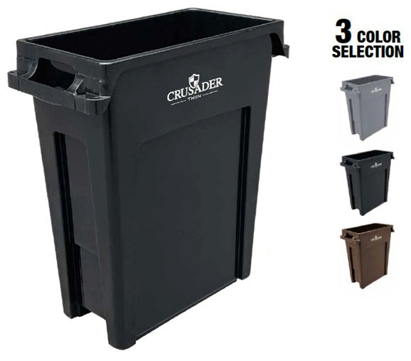 Quantum Crusader Thin Trash Cans