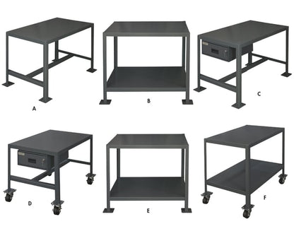 Durham Mobile & Stationary Machine Tables