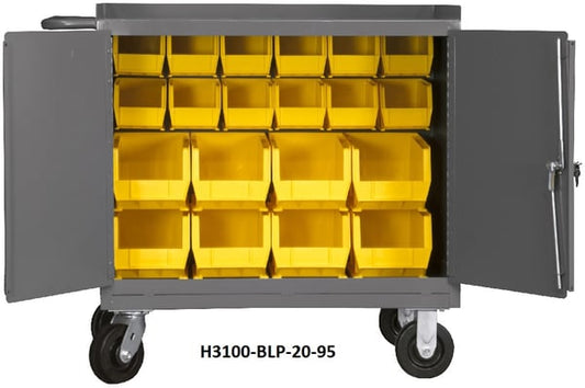 Durham 24in Wide Mobile Bench Cabinets