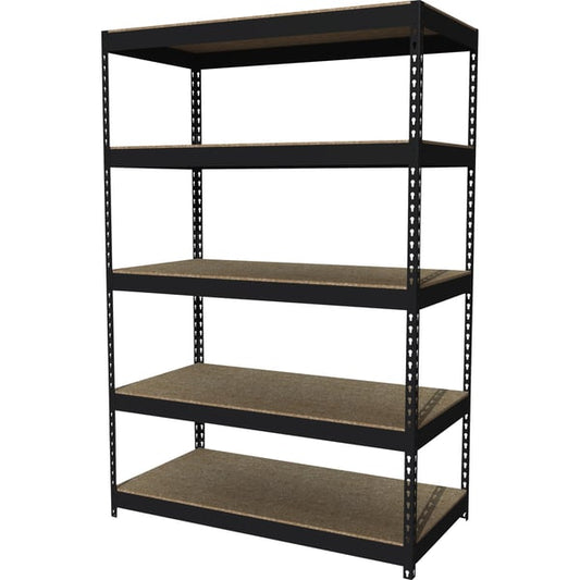 Bulk Rack Shelving,Rivet,48x24x72, 5 Shelf, 3,800lbs