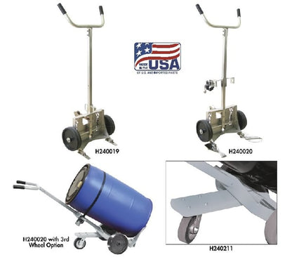 Wesco Stainless Steel Knockdown Drum Truck - Us. Pat. No. 9,302,688 (240 Series) - Image 2