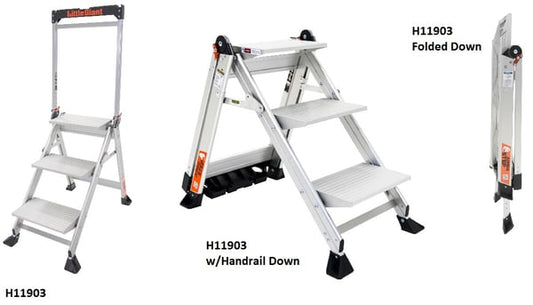 Little Giant® Jumbo Step Safety Stepladder