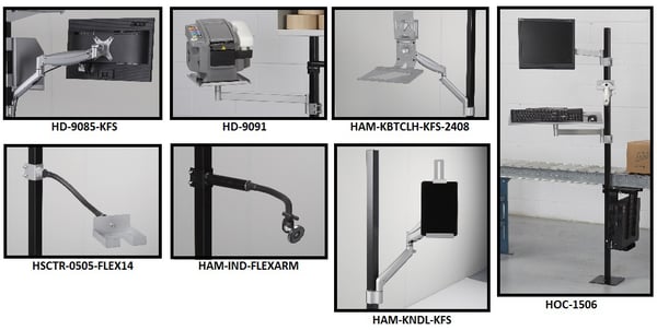 Basic Laminate Worktable - Accessories