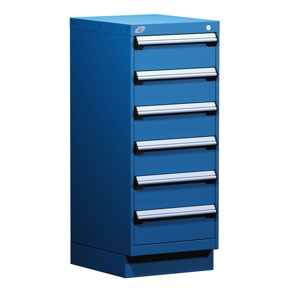 L Cabinet With Partitions, L3 Lock, With Base (18"W X 21"D X 44"H)