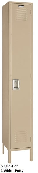 Single Tier Steel Lockers