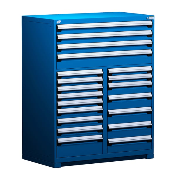R Stationary Multi-Drawers Cabinet, With Compartments, 20 Drawers (48"W X 24"D X 60"H)