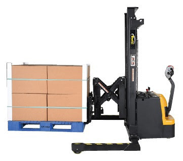 Stacker with Power Drive, Lift & Fork Reach