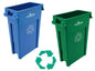 Quantum Crusader Thin Recycling Containers - 23 Gal