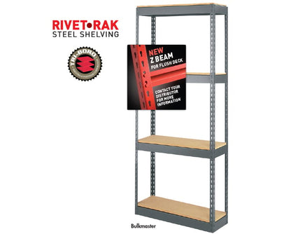 Tri-Boro Shelving & Partition Corp. Rivet-Rak Steel Shelving - Bulkmaster
