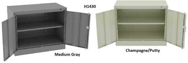 Tennsco Standard Counter & Desk High Cabinets
