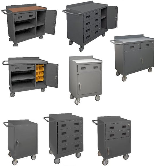 Durham Mobile Cabinets With Drawers