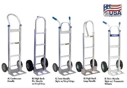 Wesco Cobra-Lite Aluminum Hand Trucks (410-T14-R3 Series) - Image 2