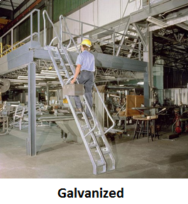 Carbon Steel (Galvanized) Alternating Tread Stairs