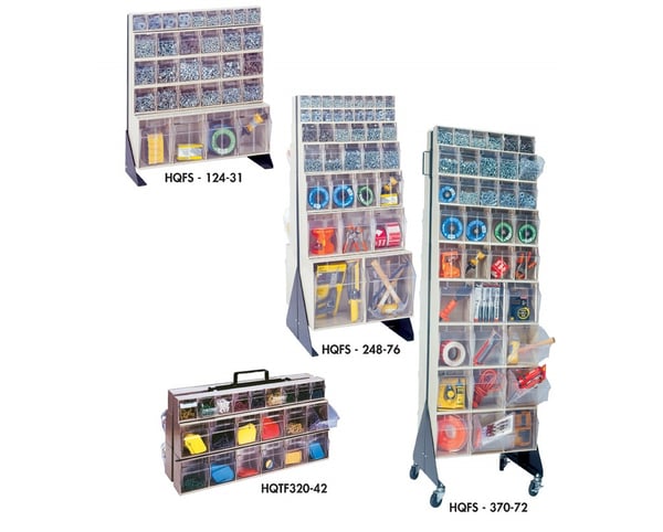 Quantum Clear Tip-Out Bin Stands (QFS Series)