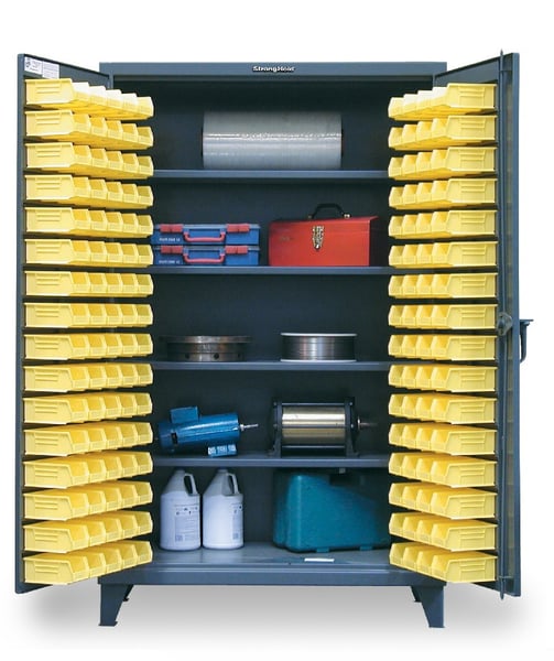Bin Storage Cabinets With Shelves