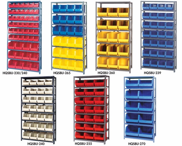 Quantum Giant Open Hopper Bin Storage Systems (QSBU Series)