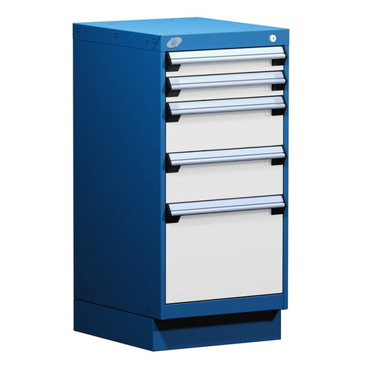 L Cabinet With Partitions, L3 Lock, With Base (18"W X 21"D X 38"H)