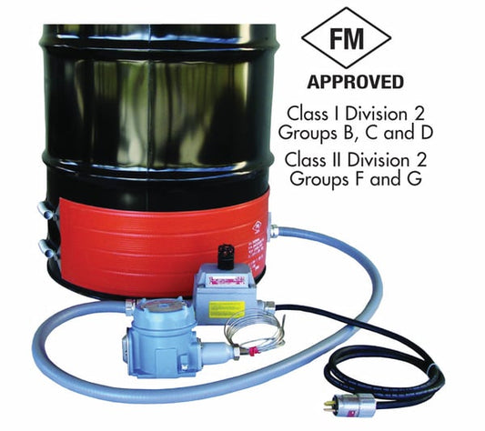 BriskHeat Hazardous-Area Drum Heaters