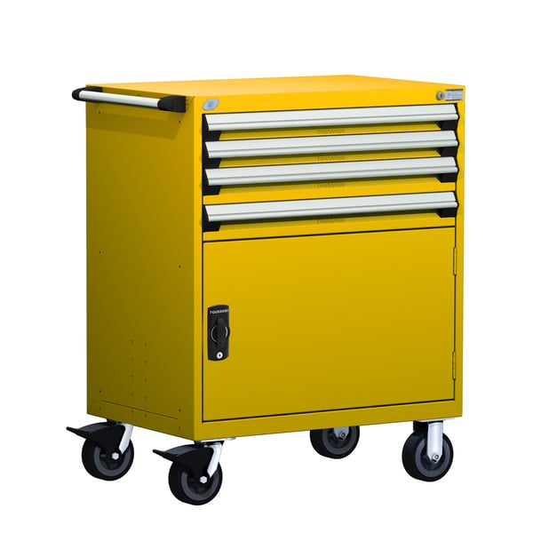 R Mobile Cabinet, 4 Drawers (36"W X 18"D X 45 1/2"H)