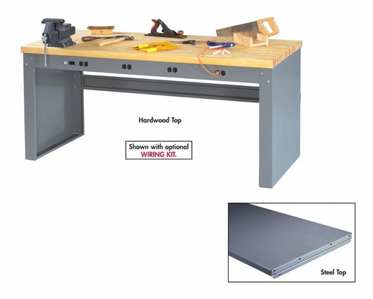 Tennsco Electronic Workbenches with Panel Legs
